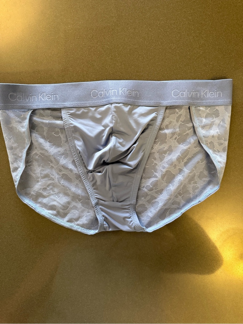 New Calvin Klein microfiber sculpt lace sport brief.  New and never worn.